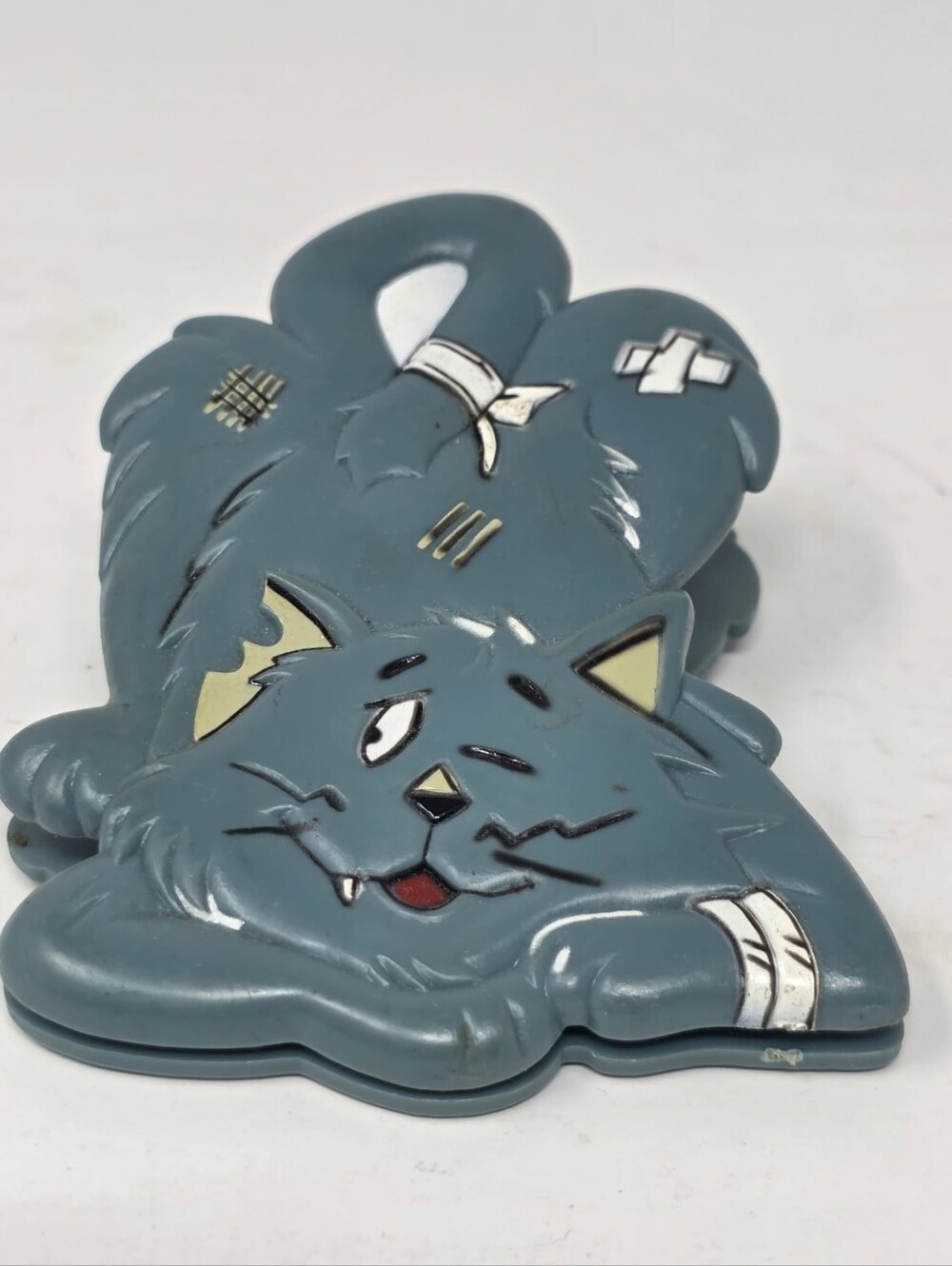 Vintage Inspector Gadget Mad Cat Magnetic Bag Clip Dr Claw MAD Cat Toy Magnet
